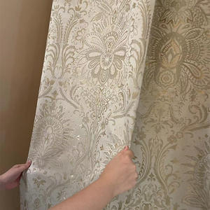 Rideau en jacquard romantique français de 1100 g, <span class=keywords><strong>tissu</strong></span> de luxe léger pour la maison, rideau épais pour salon, chambre à coucher - Product Image 4