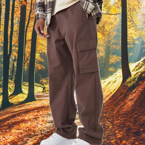 Men <b>Cargo</b> <b>Pants</b> Multi Pocket Cotton <b>Work</b> <b>Pants</b> Casual Loose Fit Trousers - Product Image 2