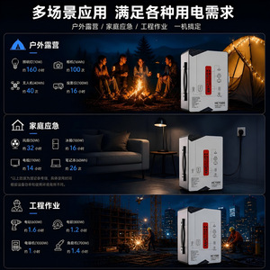 Générateur solaire LOXENY 1100W LiFePO4, système de stockage d'énergie extérieur, onduleur portable à onde sinusoïdale pure, charge solaire MPPT, charge rapide AC, 2kWh - Product Image 3