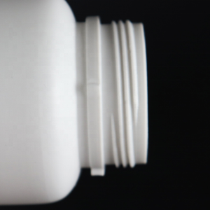 Fábrica al por mayor Premium blanco HDPE suplemento de plástico vitaminas píldora medicina contenedor botella con tapas a prueba de manipulaciones - Product Image 3