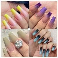 Palette de poudre à ongles dégradée en 9 couleurs/ensemble, rose nude, néon, pigment chromé miroir magique solide, palette de poudre à ongles