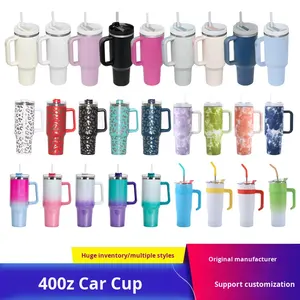 Cangkir bir mobil luar ruangan 40oz Modern stok AS 304 baja tahan karat terisolasi dengan pegangan vakum untuk perjalanan - Product Image 2