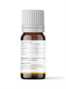 LEMON <b>EXTRACT</b> DROPS |Citrus limon | Vitamin C boost, immunity, detoxification| 10ml dropper bottles - Product Image 4