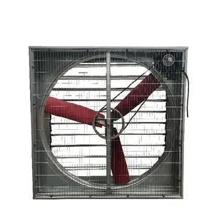 Cheap price 50 inch exhaust fan poultry farm heavy hammer ventilation fan with plastic fan blades