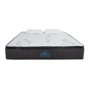 Matelas à ressorts Double taille en mousse, vente en gros, lit à ressorts avec matelas