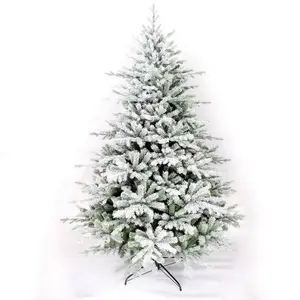 Luxury Artificial Christmas Tree white flocked Christmas tree supplier Holiday supplier