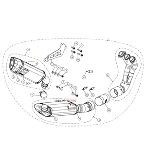 Sistema de Escape Completo de Titanio para Motocicleta Profesional, Homologado para Mt09 Fz09 2021 2023, en Oferta - Product Image 3
