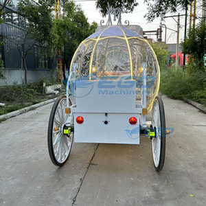 2026 European Carriage Wedding Sightseeing Cart <b>Pumpkin</b> Carriage Gorgeous Party <b>Decoration</b> Candy Carriage Special Transportation - Product Image 5