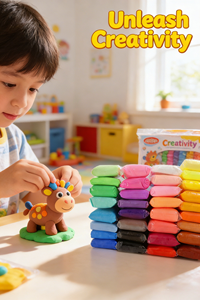 Baril en argile multicolore pour l'artisanat des enfants, fournitures d'art, <span class=keywords><strong>poterie</strong></span>, argile à modeler DIY, outil de modelage - Product Image 6