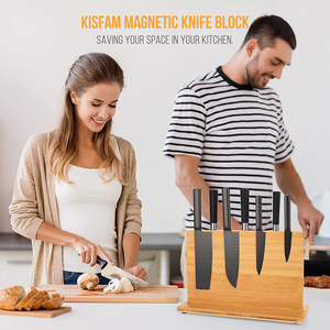 Porte-couteaux multifonctionnel sur mesure avec support magnétique double face puissant, adapté à la maison et à la cuisine. - Product Image 2