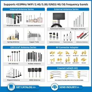 Antena Omnidireccional Compacta <span class=keywords><strong>4G</strong></span> para Montaje con Tornillo, GSM 698-960MHz, 50 Ohm, Señal SMA Macho, para Flotas de Vehículos, 1710-2700MHz - Product Image 4