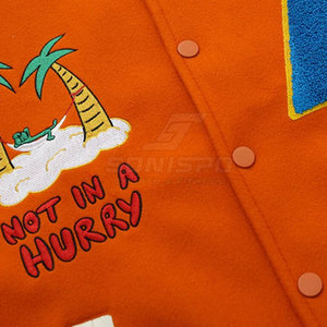 Chaqueta con letras personalizadas de alta calidad para hombre con diseño único y cuello levantado, estilo callejero de invierno, talla adulta - Product Image 4