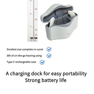 Apparecchio acustico diretto in fabbrica per anziani, apparecchio acustico di controllo intelligente Mini binaurale