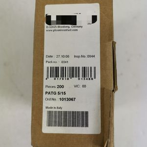 Contacto Core Designación Carrier Patg 5/15 1013067 200 Piezas Nuevo Original Listo Stock Industrial Automatización Pac Dedicado Nuevo O - Product Image 1