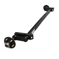 Nouvelles essieux de remorque pour bateau en acier soudé de 3500 lb avec rail personnalisable et charge utile maximale de 7000 lb pour la rénovation/amélioration