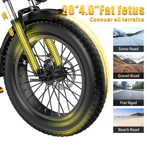 Vélo électrique pliable 750W mini 7 vitesses avec pneus larges et freins à disque - Solutions OEM/ODM pour les commandes en gros et l'emballage personnalisé - Product Image 5