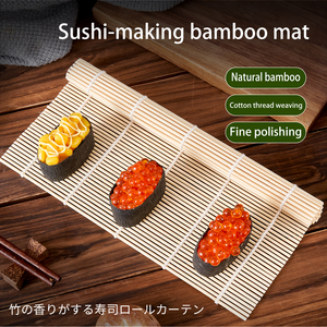 <span class=keywords><strong>Kit</strong></span> de fabrication de sushi en bambou 12 pièces, rouleau à sushi professionnel, moule à boulettes de riz <span class=keywords><strong>pour</strong></span> débutants et professionnels, outils de cuisine écologiques - Product Image 2