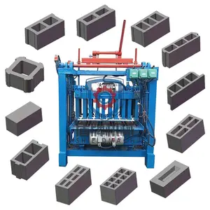 Hot Selling Brick Making Equipment Semi Automatic Brick Press QMJ4-35A Small Movable Brick Making Machine