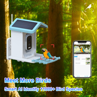 Nouvelle Tendance : Mangeoire Intelligente pour Oiseaux avec Caméra, Reconnaissance IA, Contrôle à Distance via Application Wifi, pour Extérieur