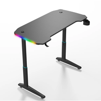 Bureau assis-debout réglable en hauteur Wquantum, mobilier de bureau moderne en métal pour la maison, garantie de 3 à 5 ans