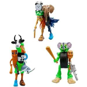 Shanhaijing Fusion édition PVC congelé 1/12 échelle homme jouet amovible à main pied arbre grenouille ornements poupée femmes - Product Image 5