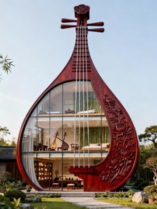 Capsule spatiale de forme unique, maison mobile profilée en forme de <span class=keywords><strong>guitare</strong></span>, structure en acier galvanisé à chaud avec double isolation, conception robuste - Product Image 4