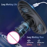 Dreifach-Stimulations-Analvibrator mit P-Punkt- und Perineum-Stimulation USB-Aufladbar Wasserdicht Latexfrei Erwachsenen-Stimulationsgerät