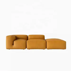 Italian minimalist modular fabric sofa modern minimalist living room multi-person single seat sofa furniture