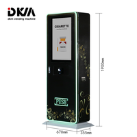 Distributeur automatique de cigarettes DKM Smart, sur pied, avec éclairage LED