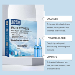 أمبولة مصل للوجه مضادة للشيخوخة ومجددّة للبشرة تحتوي على الكولاجين وحمض الهيالورونيك لشد البشرة ومكافحة التجاعيد - Product Image 5