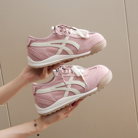 Chaussures décontractées pour femmes, design élégant à double lacet, légères, confortables, semelles souples, antidérapantes, respirantes, automne