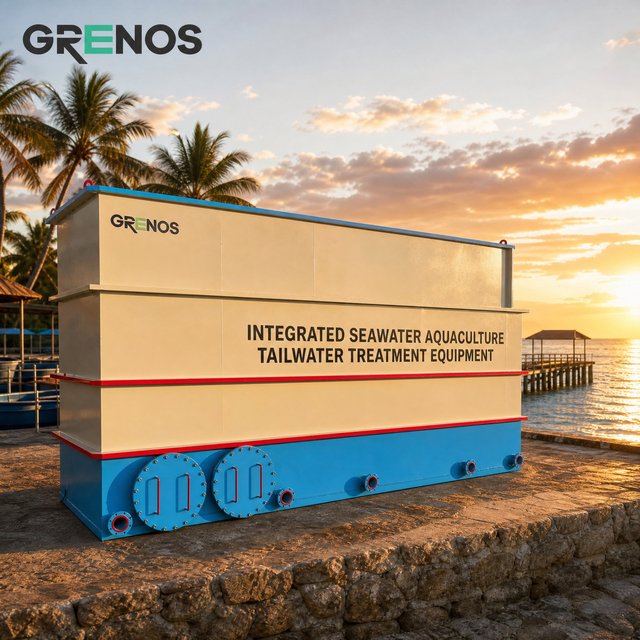 Integrated Seawater Aquaculture Tailwater Treatment Equipment RAS Water Purification System for Fish Farm Seawater Filter