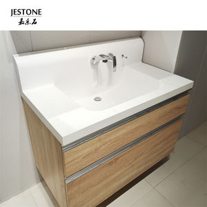 Guangdong lavanderia superficie solida <span class=keywords><strong>lavabo</strong></span> a mano fornitori lavelli da bagno moderni - Product Image 3