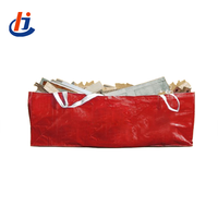 Sac de conteneurisation géant en polypropylène laminé, imperméable, pour déchets de jardin, capacité 1500 kg, type FIBC, pour remorques de déchets et super sacs
