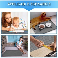 Tapis de protection en silicone pour sous-évier, 58x44cm, imperméable, anti-déversement, pour tiroirs de cuisine et étagères - Vente en gros usine