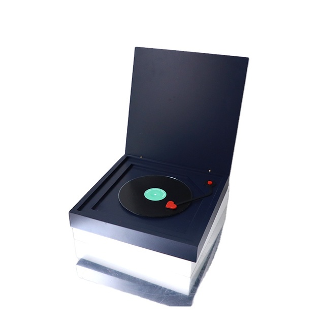 Wholesale Acrylic 3 Speed Turntable Recorder Player With Speakers USB Bluetooth Display Record Player
