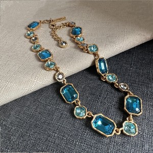 Collana con Ciondolo Geometrico Multicolore in Strass Stile Retrò Classico per Bambini Future Angel, Placcata in Oro 18K, Idea Regalo - Product Image 4