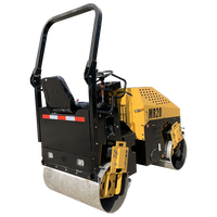 Rouleau de route nouveau 2T vibratoire Mini rouleau de route compacteur Machine pneu pour le compactage d'asphalte dérapage rouleau vibrant