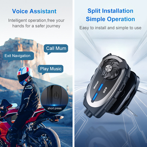 Q29 không thấm nước IP66 2Rider <span class=keywords><strong>intercom</strong></span> Moto Mũ bảo hiểm tai nghe với 2K máy ảnh âm nhạc và <span class=keywords><strong>intercom</strong></span> cùng một lúc thời gian tai nghe không dây - Product Image 4