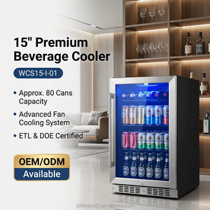 Frigorifero per Vini OEM con Compressore a Doppia Zona Integrato, 29 Bottiglie, in Acciaio Inox con Serratura e Porta Reversibile - Product Image 4