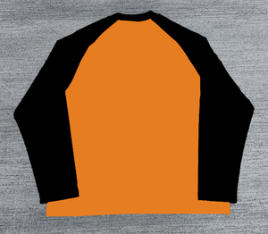 270gsm zwaargewicht heren raglan shirt met lange mouwen, custom print, lange mouw t-shirt heren, 100% katoen, unisex - Product Image 2