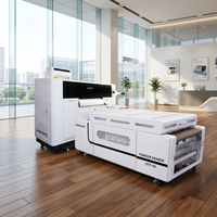 Printer DTF 60cm 4 Head Direct to Film dengan Penggoyang Bubuk untuk Mesin Cetak Kaos