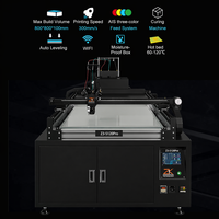 Imprimante 3D tout-en-un 1200 mm 3 couleurs avec machine de polymérisation UV pour la fabrication de lettres lumineuses LED néon et de lettres en relief