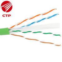 Câbles de communication OEM/ODM personnalisés en longueur et couleur, câble CAT6a 500 MHz+, performances élevées, blindage en aluminium Mylar, certifié CE, vente en gros