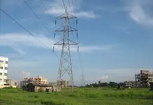 110KV Hot Dip Galvanized Electrical Power Line Steel Tower
