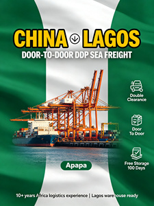 Transitaire maritime Chine-Nigeria DDP, livraison <span class=keywords><strong>en</strong></span> 55 jours à Lagos avec double dédouanement |   <span class=keywords><strong>Stockage</strong></span> <span class=keywords><strong>gratuit</strong></span> 100 jours Meilleur tarif Multi-canaux - Product Image 1