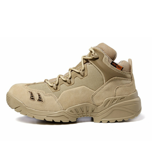 Promoción de Stock TSB11-2: Botas Tácticas Transpirables de Corte Alto para Verano, Zapatos de Entrenamiento de Corte Bajo, Botas de Gamuza Negras y Caqui para Desierto - Product Image 4