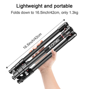 ZOMEI chuyên nghiệp có thể tháo rời nhôm Monopod máy ảnh và Kính thiên văn Tripod với Bóng đầu tối ưu cho chụp ảnh ngoài trời - Product Image 5