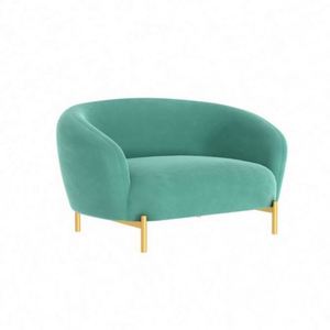 Moda divano semplice soggiorno salone di bellezza mobili per il tempo libero in stile moderno divano in velluto - Product Image 2