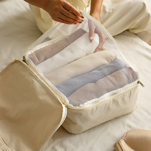 Bolsa organizadora de ropa impermeable de nailon grueso, bolsa rectangular de gran tamaño a prueba de humedad, bolsa de almacenamiento de viaje para viajes - Product Image 5